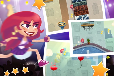 Run and Rock-it Kristie - fast-paced platforming gameplay and cool guitar solos in one game screenshot 2
