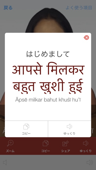 ヒンズー語ビデオ辞書　-　翻訳機能・学習機... screenshot1