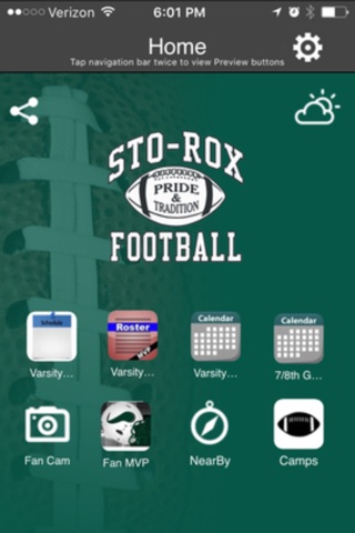 STO-ROX Football app screenshot 2