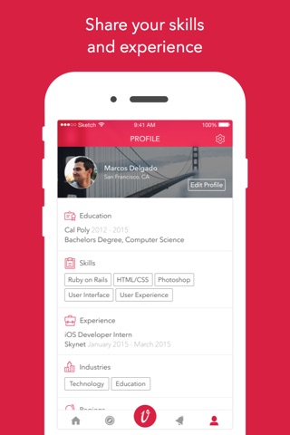 Visibl - The video resume app that will help you get a job screenshot 4