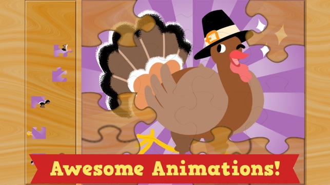 Thanksgiving Puzzles - Fall Holiday Games for Kids(圖3)-速報App