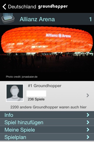 Groundhopper Light - Live Football screenshot 2