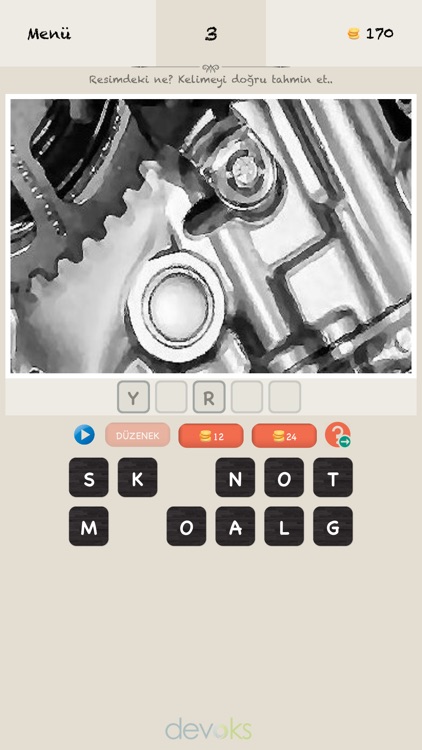 Resimdeki Ne ? - Resimli Kelime Bulmaca - 1 Resim 1 Sözcük Bilmece Oyunu