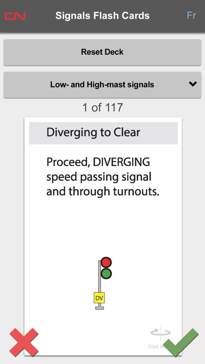 CN Signals Flash Cards (CROR)