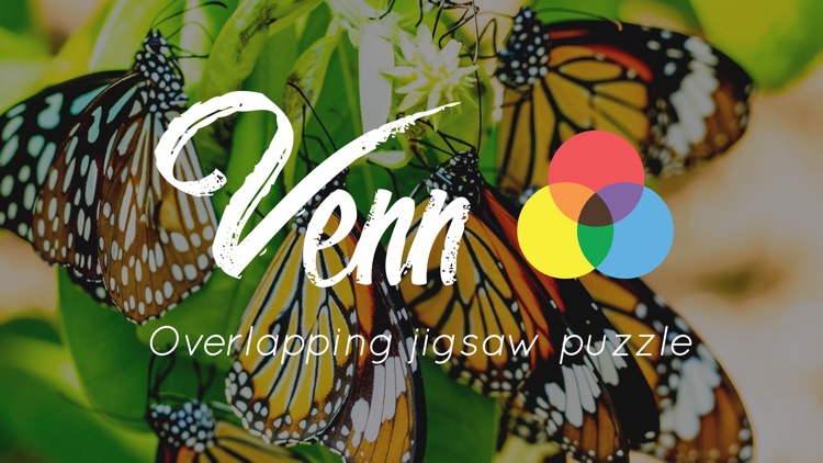 Venn Butterflies: Overlapping Jigsaw Puzzles