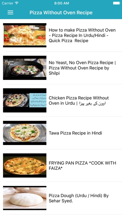 Pizza Recipes in Urdu