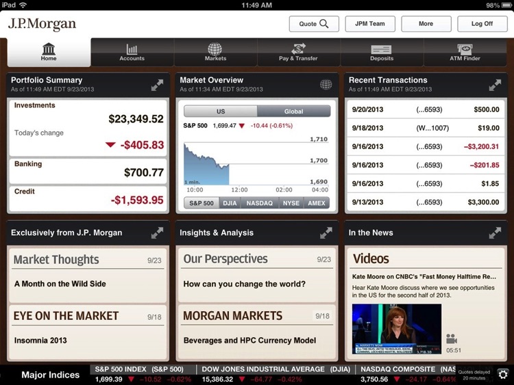 J.P. Morgan Mobile (SM)