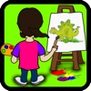 Dinosaur Game Kids  Paint Learning