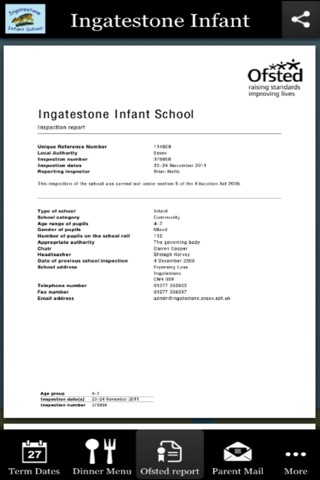 Ingatestone Infant screenshot 2