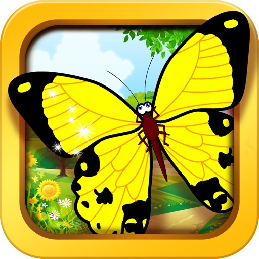 Animal puzzles Butterfly Edition for kids, toddlers and preschoolers - jigsaw and different pieces puzzles Icon