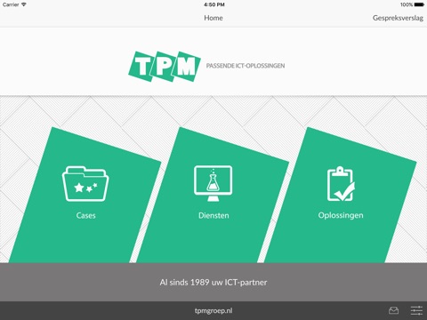 Screenshot of TPM Accountmanagersapp