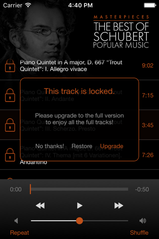 Schubert: Popular Music screenshot 4