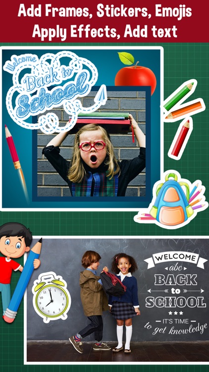 Back To School Frames Photo Editor