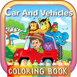 Car And Vehicles Coloring Book Games: Free For Kids And Toddlers!