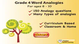 Game screenshot 4th Grade Word Analogy for Classrooms and Home Schools mod apk