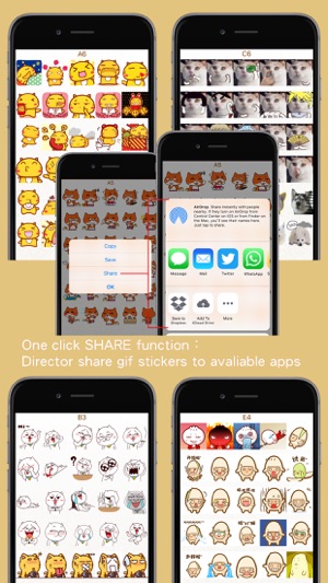 Gif Stickers Pro -4800 QQ,WeChat,Message動態貼圖表情包(圖2)-速報App