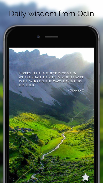 Pocket Havamal - Daily Asatru Meditations of Wisdom from Odin - Thorpe Translation iphone images