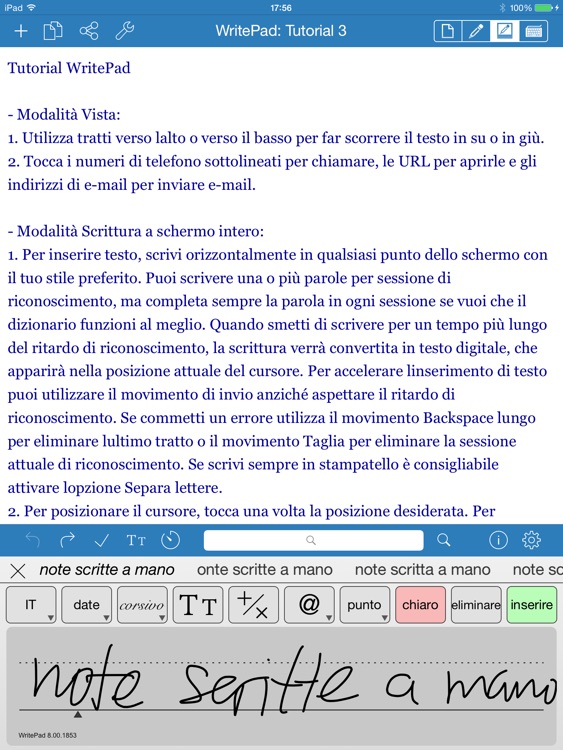 WritePad Italiano screenshot-3