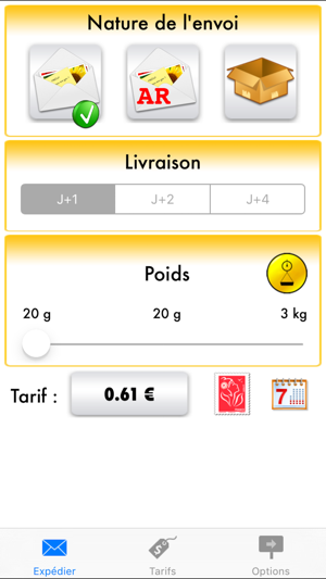 Calcul de vos tarifs d'affranchissement postaux : courriers (圖2)-速報App