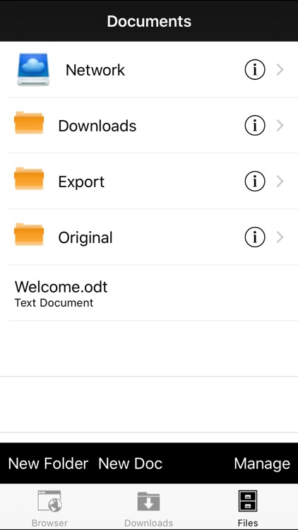 Documents Unlimited Suite for iPhone - Editor for OpenOffice and Microsoft Office Word & Excel Files screenshot-3