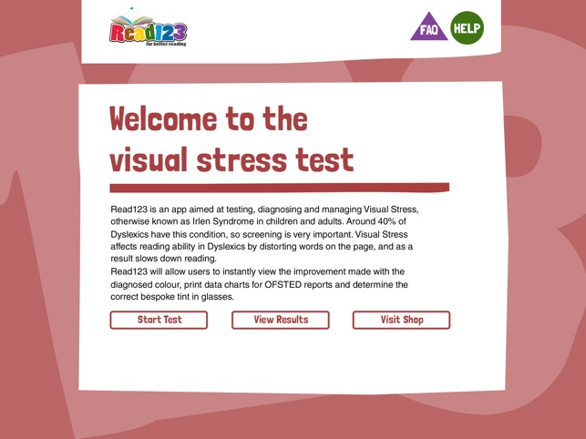 Read123 Visual Stress app(圖1)-速報App