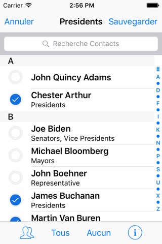 A2Z Contacts - Group Text App screenshot 4
