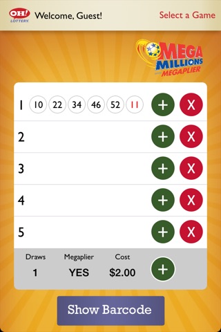 Ohio Lottery ePlayslip screenshot 4