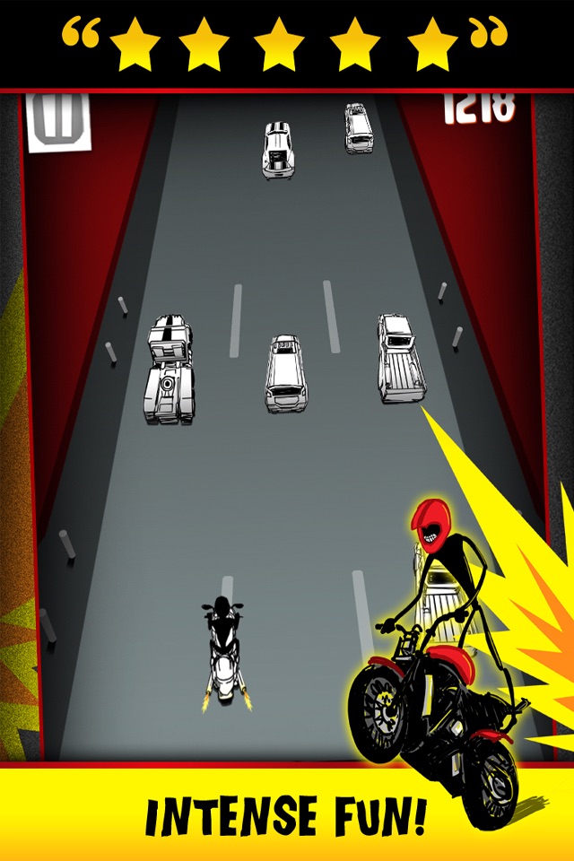 Stickman Street Bike Motorcycle Highway Race - FREE Multiplayer Racing Game screenshot 2