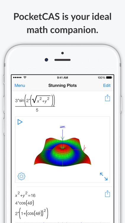 PocketCAS Mathematics Toolkit