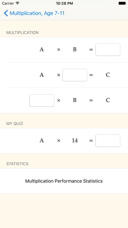 Basic Multiplication Quiz screenshot-3