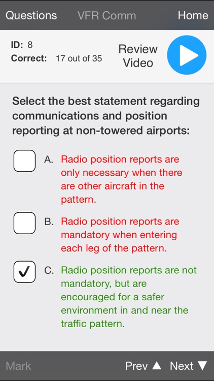 VFR Pilot Communications