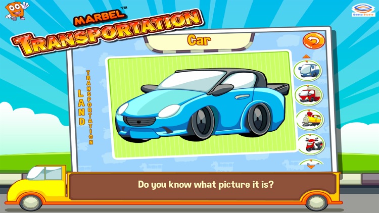 Marbel Transportation Free Edu Games