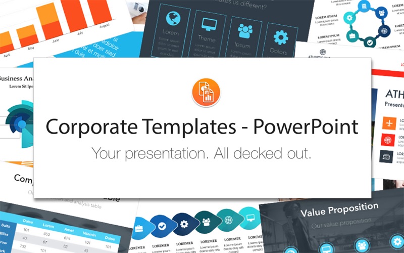Corporate Templates for PowerPoint thumbnail 1