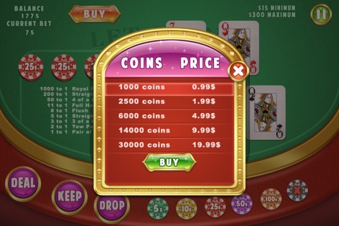 Mississippi Stud Poker King - Let It Ride World Poker Club With Five Card Poker Casino Game screenshot 4