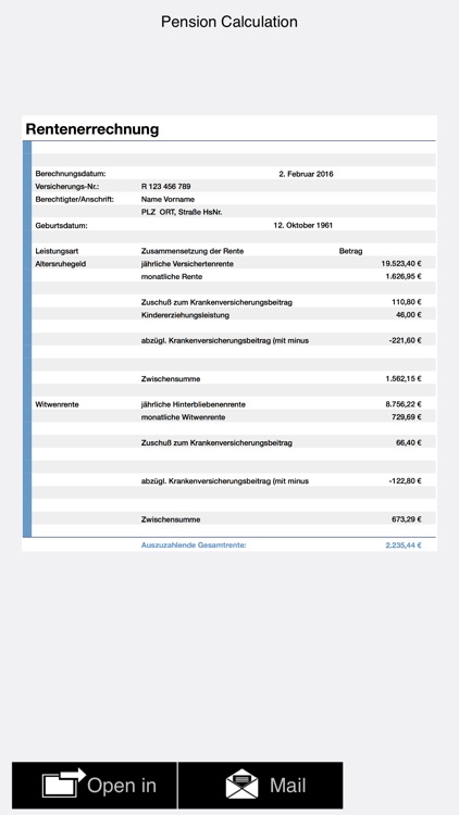 German Templates for Numbers 2016