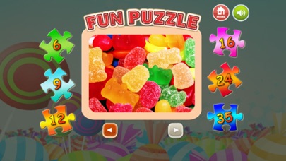 Candy Jigsaw - Learning fun puzzle photo game screenshot 2