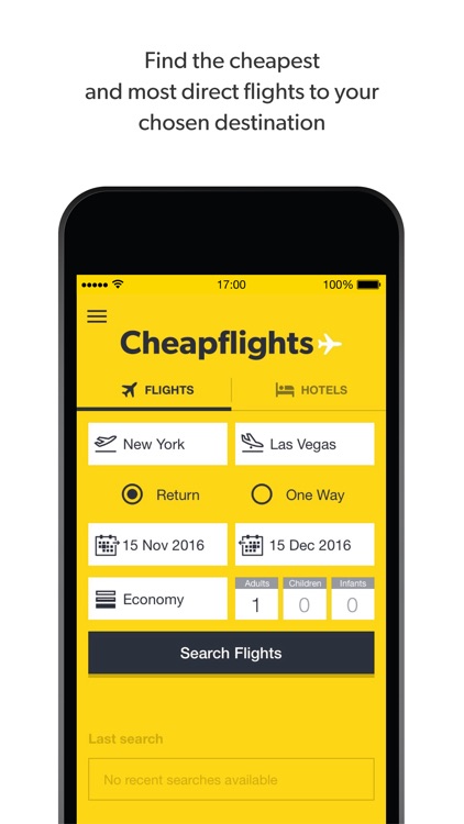 Cheap Flights & Hotel Deals – Cheapflights screenshot-0