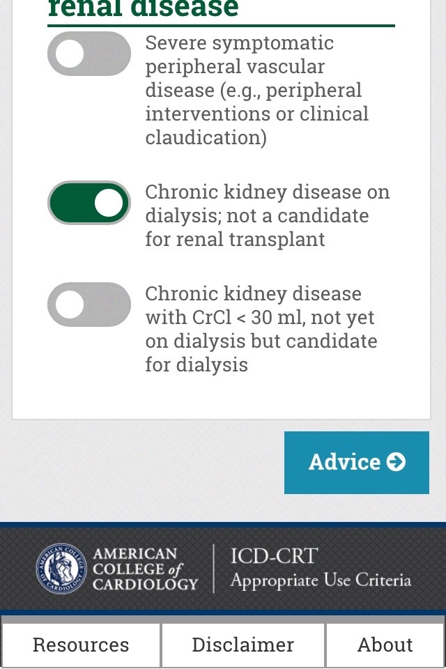 ICD-CRT Appropriate Use screenshot 3