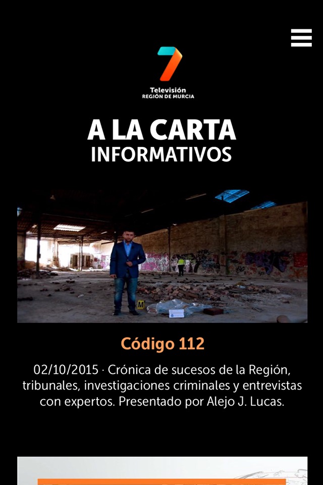 7TV PLAYER Región de Murcia screenshot 4