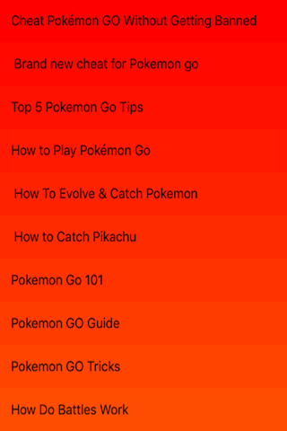 Guide For Pokemon Go - Videos screenshot 2