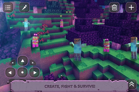 Girls Cube Survival Craft: Exploration & Building screenshot 3