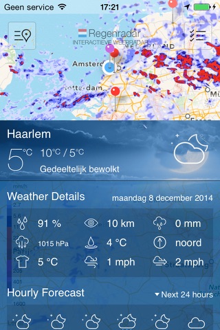 Regen Radar NL - Het weer screenshot 2