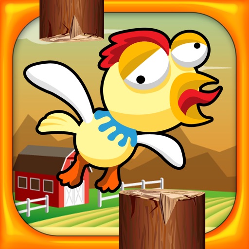 Crazy Chicken Flying - Flappy Flap Bird Free Games Icon