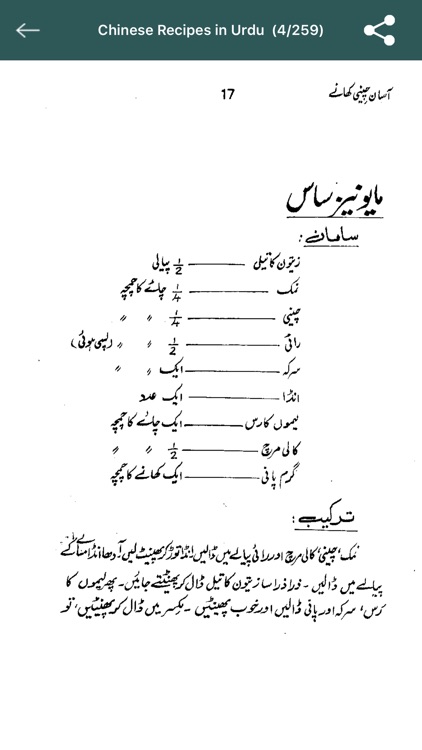 Chinese Recipes in Urdu