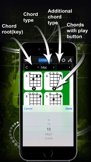 Ukulele Chords Compass Lite - learn the chord charts & play (圖3)-速報App