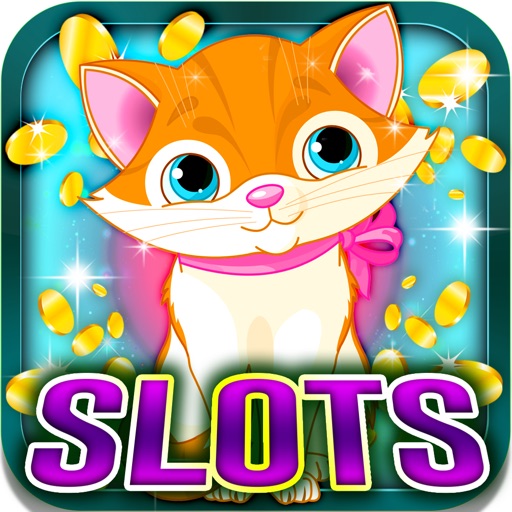 The Cat Slot Machine: Feel the thrill of winning and hit the ultimate kitten jackpot icon