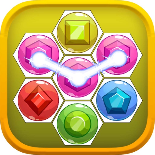 Gemstones Colorful Cartoon - Draw Master and Glorious Pieces icon