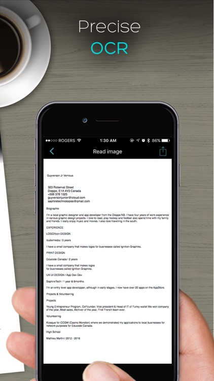 QuickScanner: OCR PDF Scanner & Printer for Documents Emails Receipts