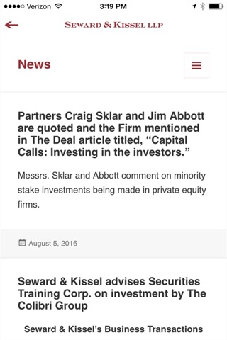 Seward & Kissel LLP screenshot 3