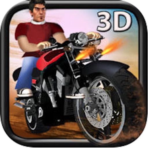 Angry Biker 3D -Free Racing & Shooting Games iOS App